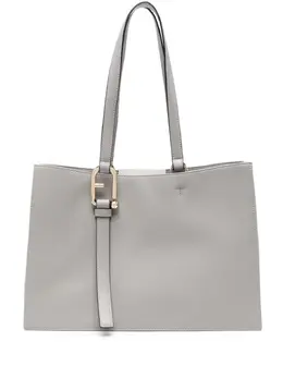 Furla: Светлая сумка-шоппер 