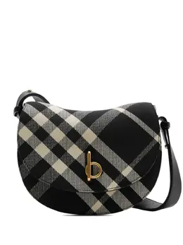 Burberry: Чёрная сумка через плечо 