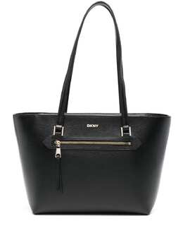 DKNY: Чёрная сумка-шоппер 