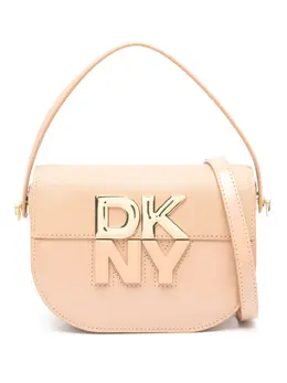 DKNY: Светлая сумка-шоппер 