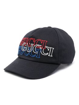 Gucci: Синяя кепка 