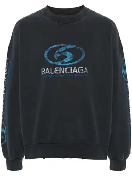 Balenciaga: Хлопковый свитшот 