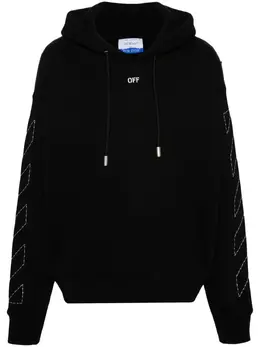 Off-White: Хлопковая толстовка 