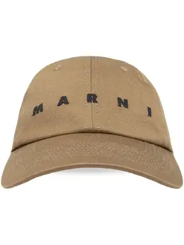 Marni: Бежевая кепка 