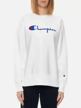 Champion: Белый свитшот 