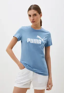 PUMA: Голубая футболка 