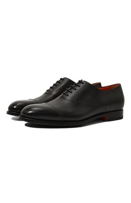 Santoni: Чёрные туфли 