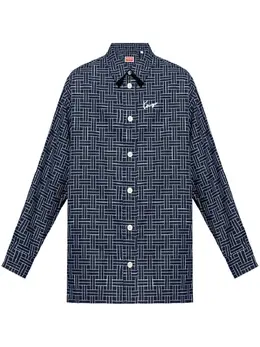 Kenzo: Рубашка с принтом 