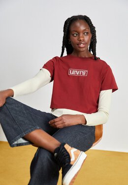 Levi's: Бежевая блуза 