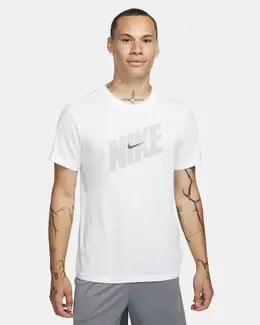 Nike: Белая футболка  Dri FIT