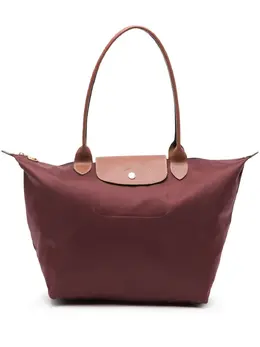 Longchamp: Бордовая сумка  Le Pliage Original