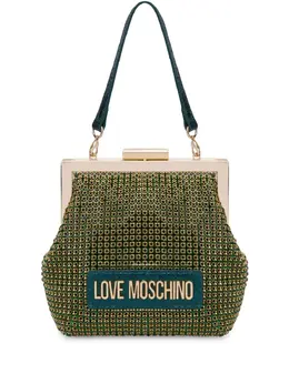 Love Moschino: Зелёный клатч 
