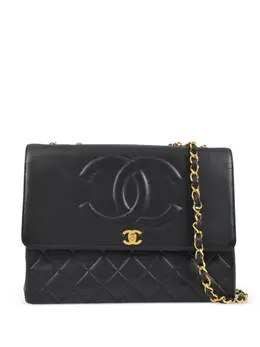 CHANEL Pre-Owned: Чёрная сумка 