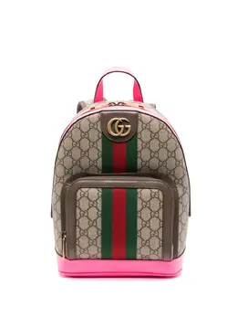 Gucci: Бежевый рюкзак  Ophidia GG