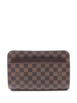 Louis Vuitton Pre-Owned: Коричневый клатч