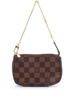 Louis Vuitton Pre-Owned: Коричневый клатч 