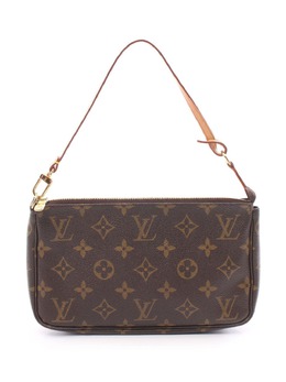 Louis Vuitton Pre-Owned: Коричневый клатч