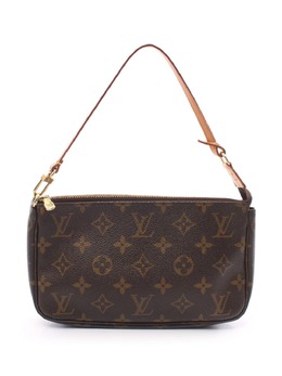 Louis Vuitton Pre-Owned: Коричневый клатч 