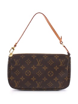 Louis Vuitton Pre-Owned: Коричневый клатч