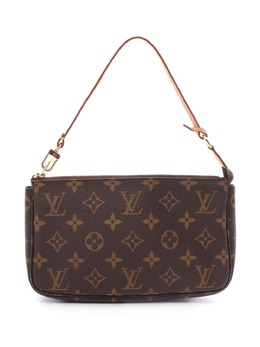 Louis Vuitton Pre-Owned: Коричневый клатч