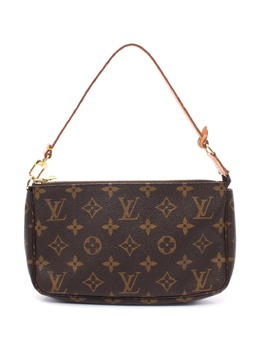 Louis Vuitton Pre-Owned: Коричневый клатч 