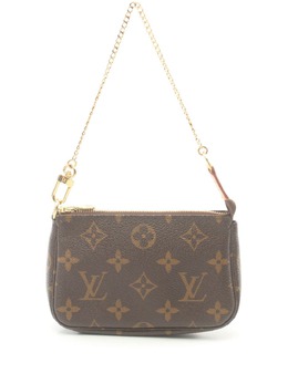 Louis Vuitton Pre-Owned: Коричневый клатч 