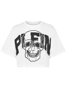 Philipp Plein: Футболка  Skull с принтом