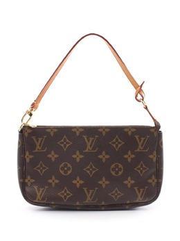 Louis Vuitton Pre-Owned: Коричневый клатч 