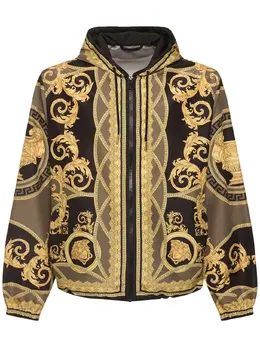 VERSACE: Куртка Baroque с принтом