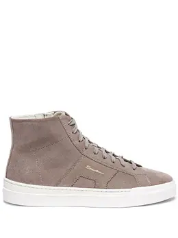 Santoni: Бежевые кроссовки 