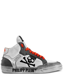 Philipp Plein: Белые кроссовки  TM