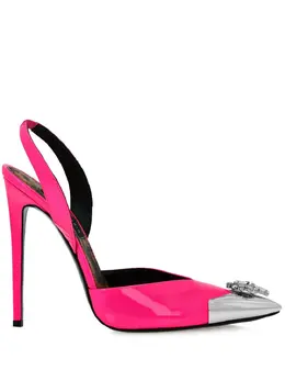 Philipp Plein: Серебристые туфли 