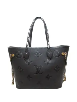 Louis Vuitton Pre-Owned: Чёрная сумка-шоппер