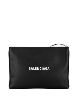 Balenciaga Pre-Owned: Чёрный клатч 