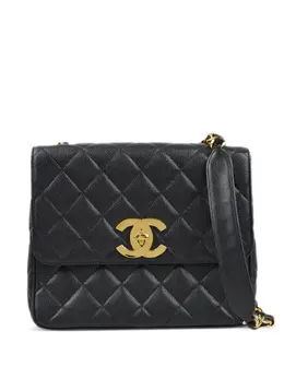 CHANEL Pre-Owned: Чёрная сумка 