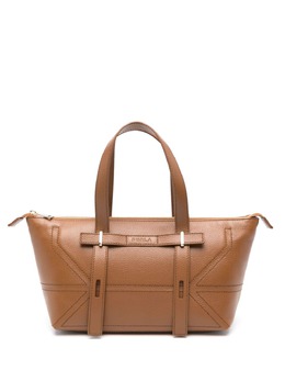 Furla: Коричневая сумка-шоппер 