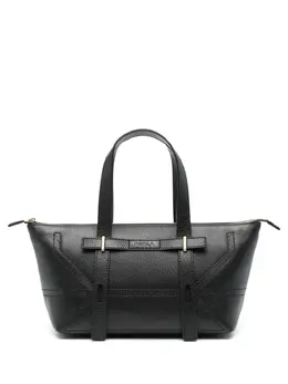 Furla: Чёрная сумка-шоппер 