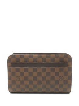 Louis Vuitton Pre-Owned: Коричневый клатч 