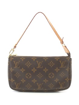 Louis Vuitton Pre-Owned: Коричневый клатч