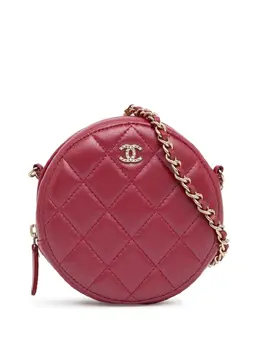 CHANEL Pre-Owned: Красный клатч 