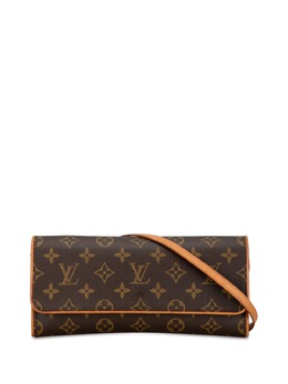 Louis Vuitton Pre-Owned: Коричневая сумка через плечо