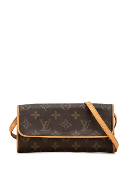 Louis Vuitton Pre-Owned: Коричневая сумка через плечо 