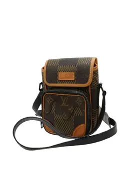 Louis Vuitton Pre-Owned: Коричневая сумка через плечо 