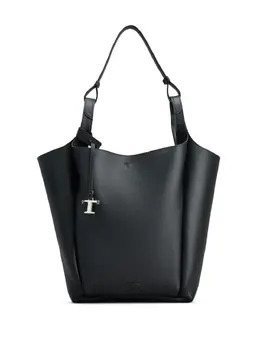Tod's: Чёрная сумка-шоппер 