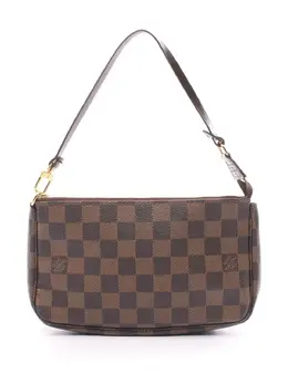 Louis Vuitton Pre-Owned: Коричневый клатч 