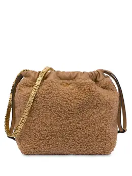 Moschino: Коричневая сумка 