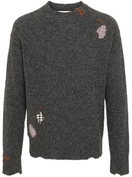 Marni: Рваный свитер 