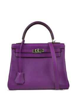 Hermès Pre-Owned: Фиолетовая сумка 