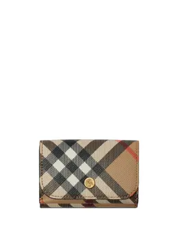 Burberry: Бежевый кошелёк  Vintage Check