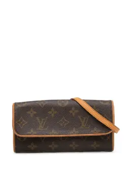 Louis Vuitton Pre-Owned: Коричневая сумка через плечо